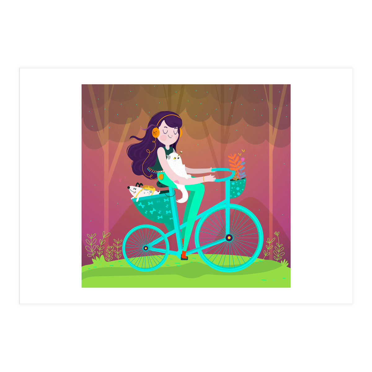Bike ride (Print Only)