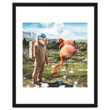 Alternate Reality, Surrealism Digital Photography, Space Flamingo Astronaut Collage thumbnail