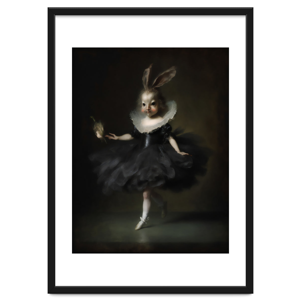 Gothic Hare-Girl Hybrid Ballerina