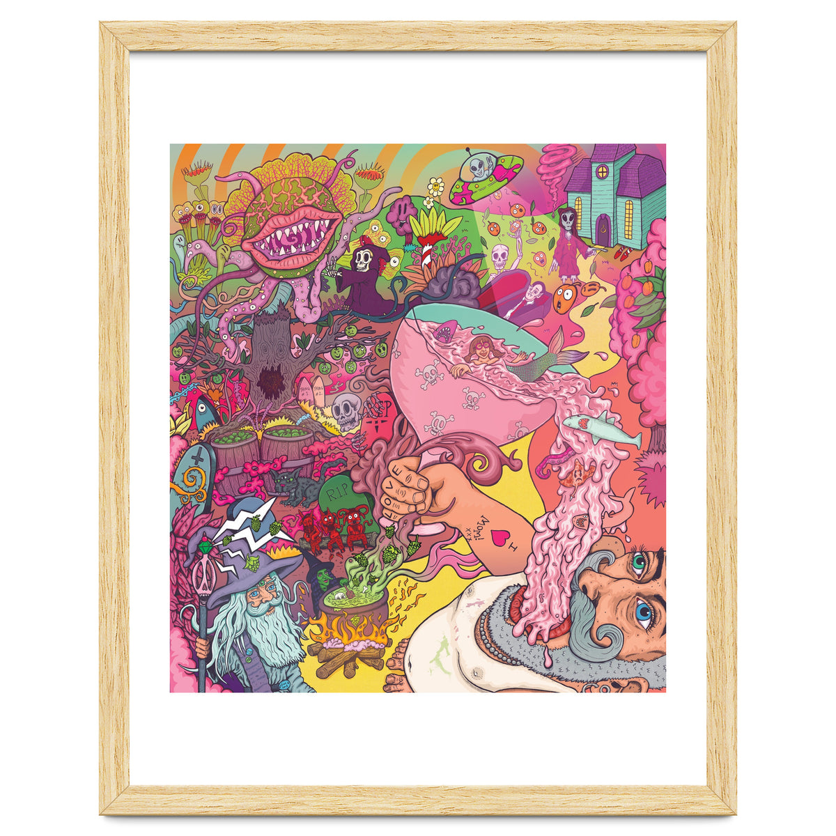 Abbeydale Brewery Collab Series Full Illustration - Yeastie Boys UK, Northern Monk, Origins Fyne Ales, Haand, Brew York and Black Jack Brewery.