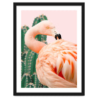 Flamingo & Cactus