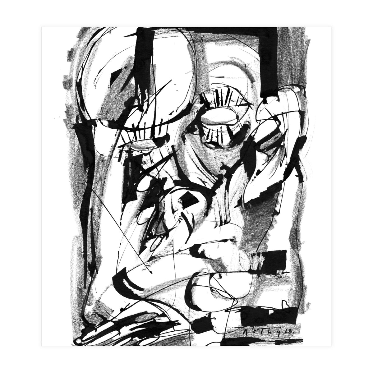 Power of the Mind - b&w (Print Only)