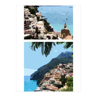 Positano in Paints  (Print Only)