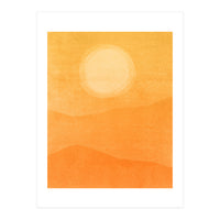 Golden Afternoon Abstract (Print Only)