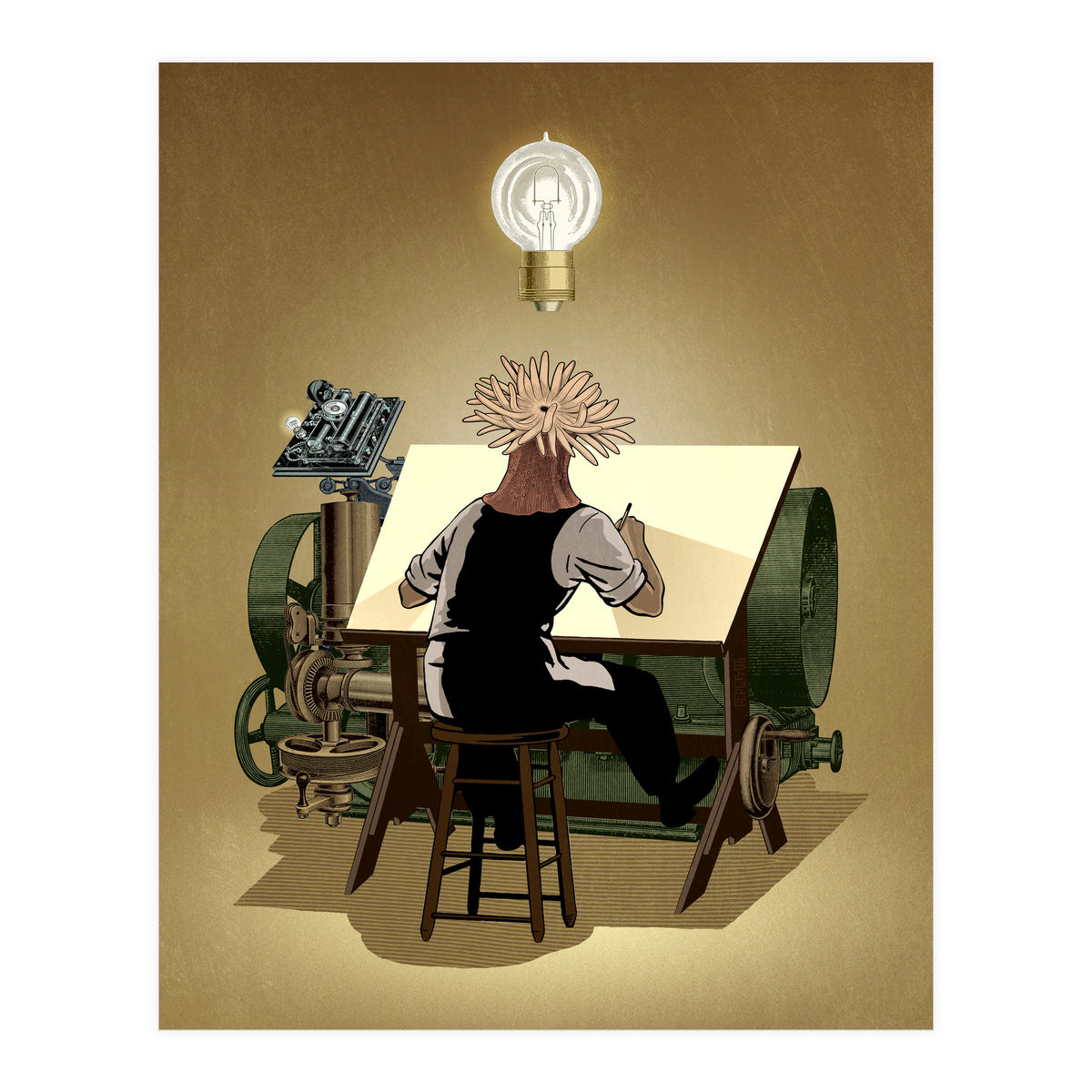 The aspirant to draftsman (Print Only)