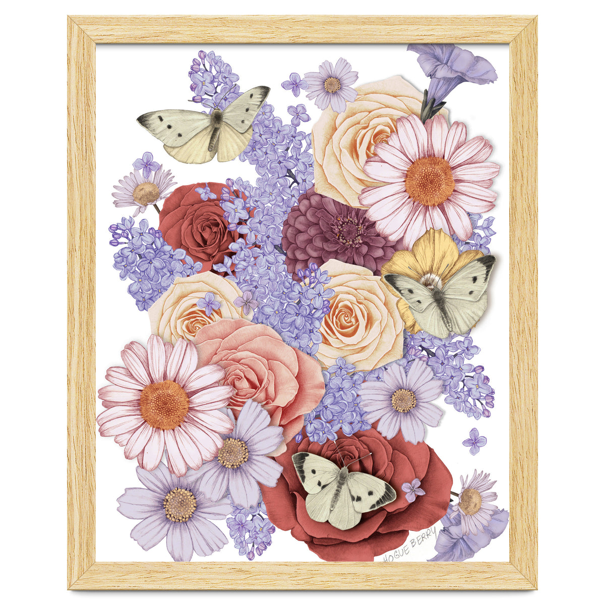 Flowers and Butterflies