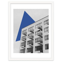 Geometry In Architecture Blue Triangle