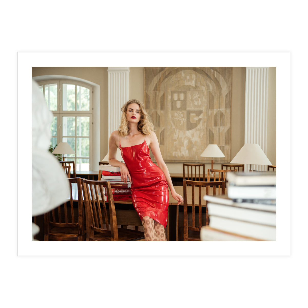 Lady in Red (Print Only)