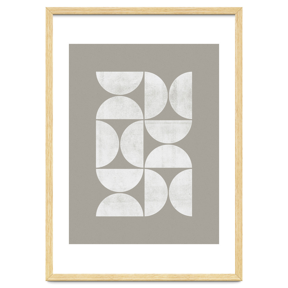 Mid-Century Modern No.17 - Woodblock Print