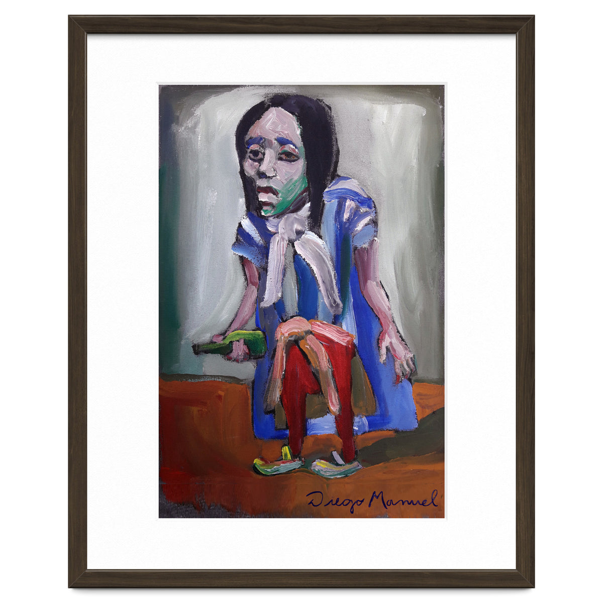 The fan, people from the neighborhood