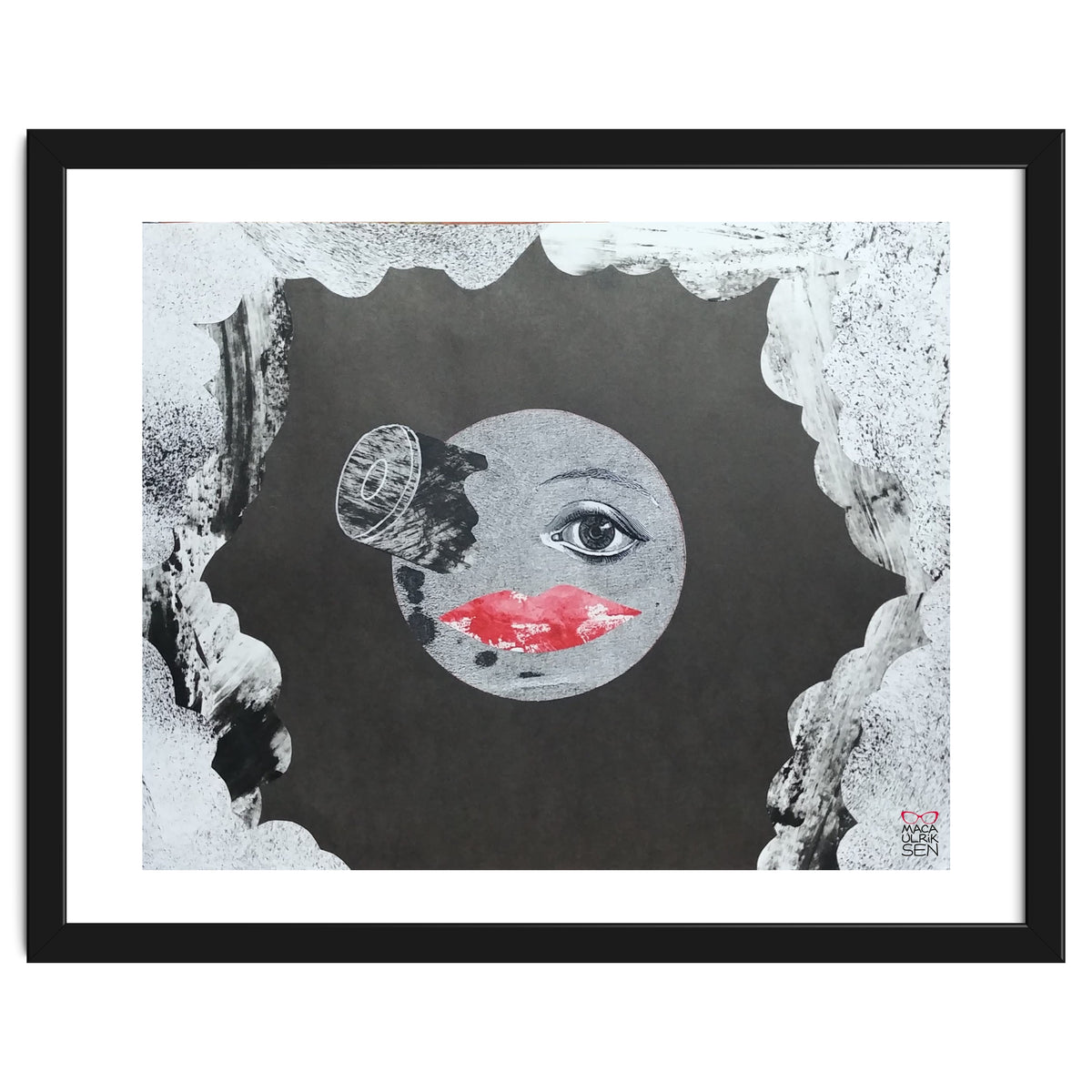 Voyage dans la lune collage