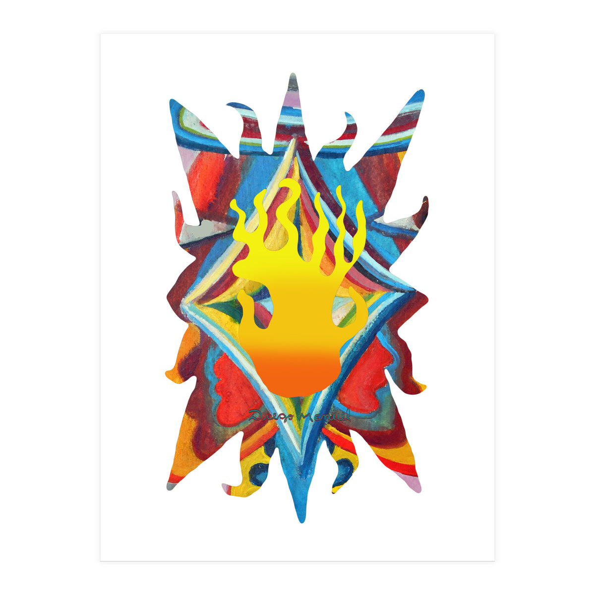 Fuego 13 Copia (Print Only)