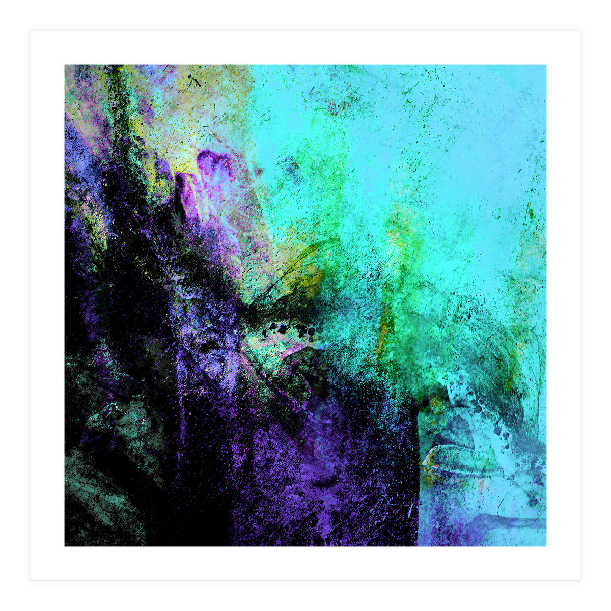 Stormy Purple Vs Black (Print Only)