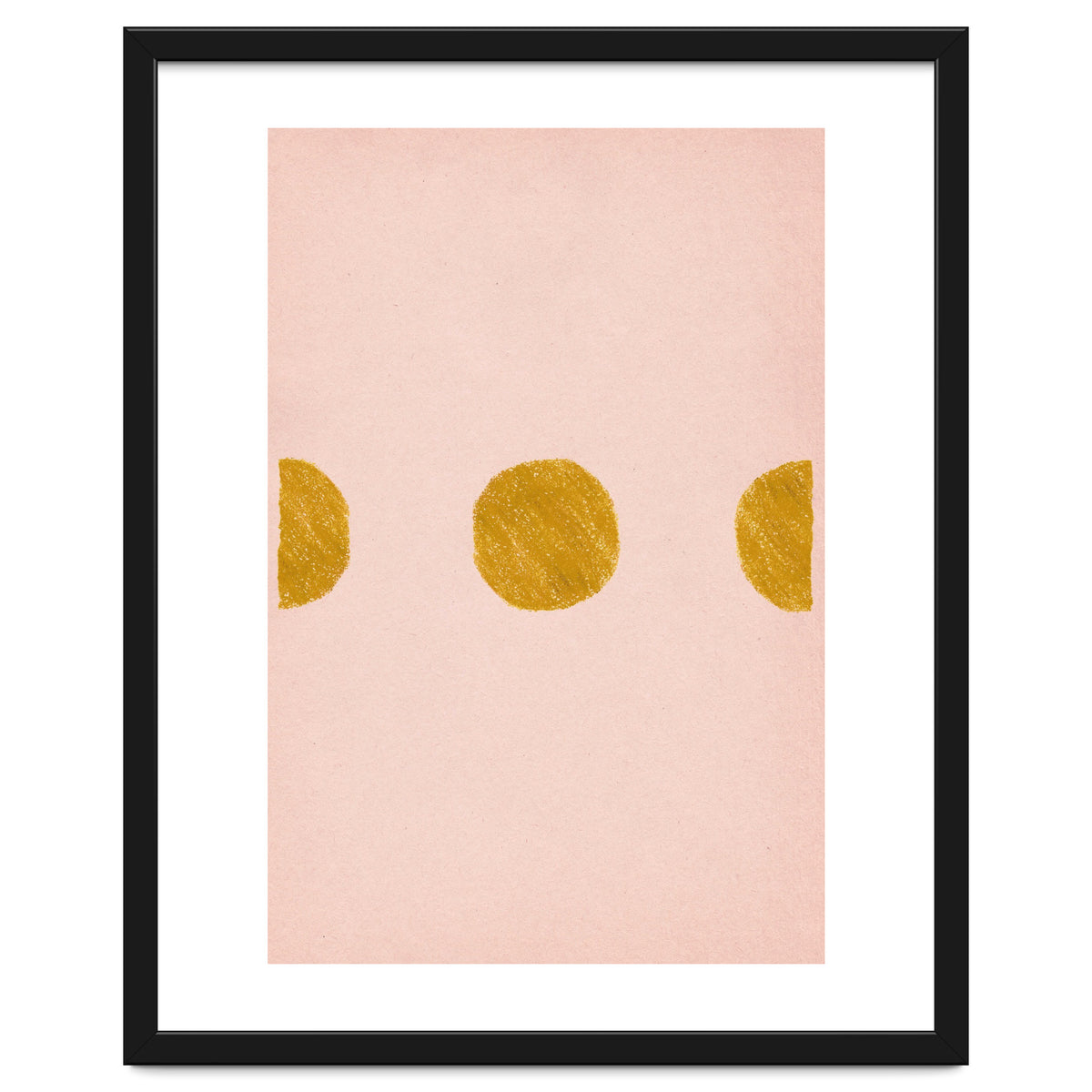 Pink and rust minimalist shapes