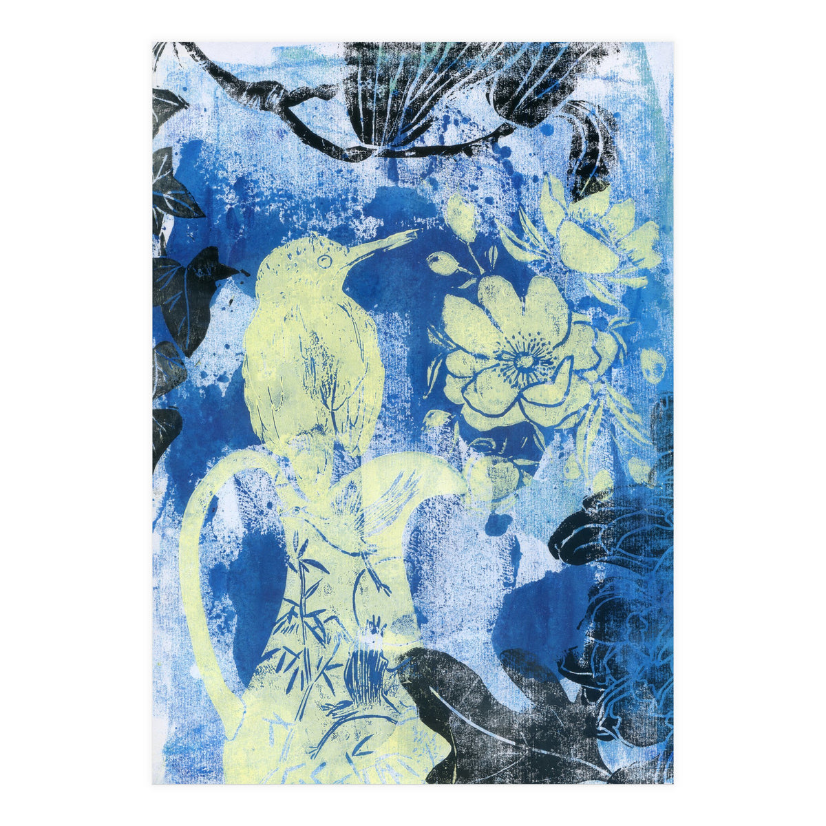 Bird-linoprint (Print Only)