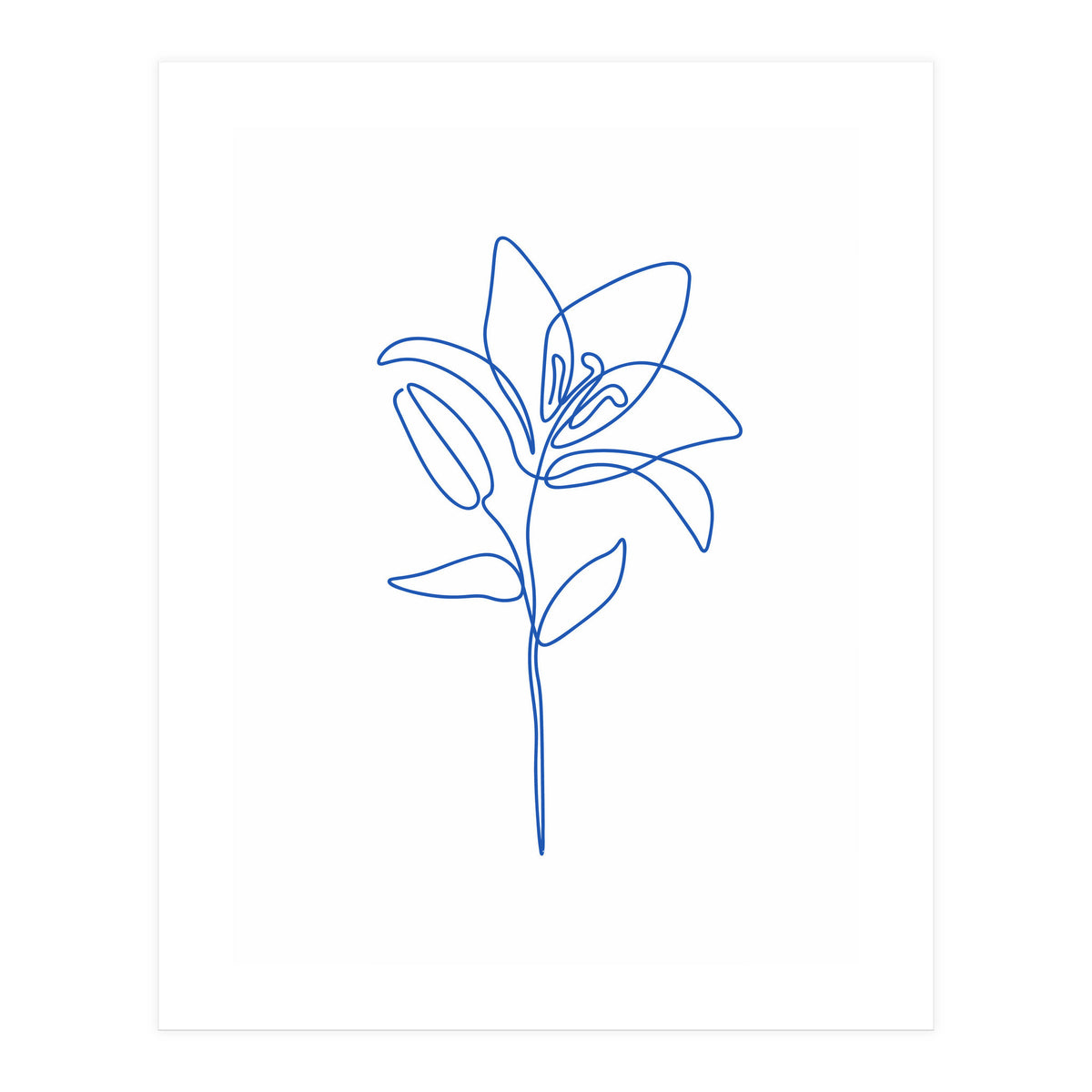 One Line Flower II (Print Only)