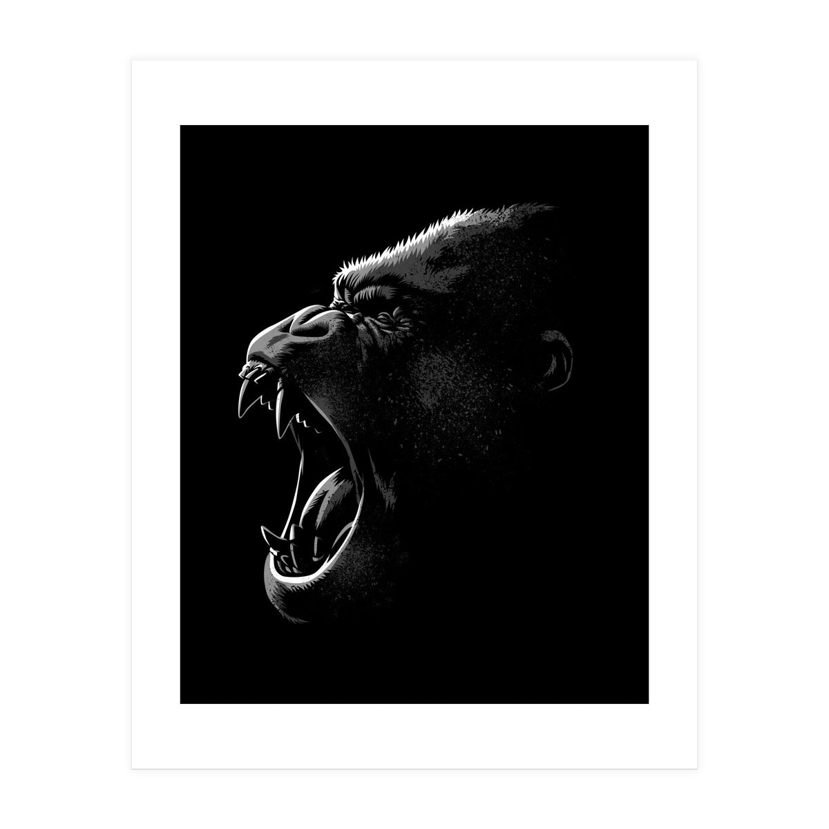 Gorilla Attack (Print Only)