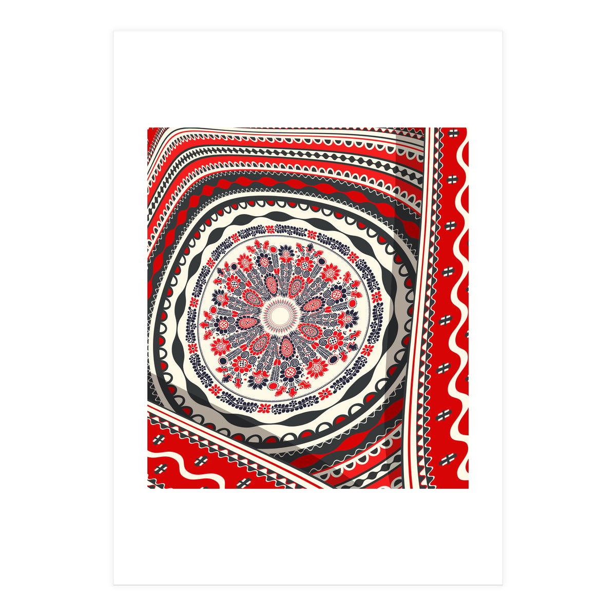 Romanian embroidery background 20 (Print Only)