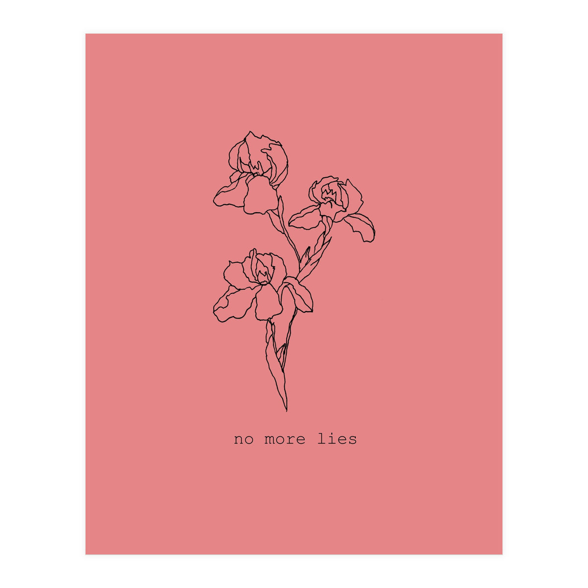 No more lies (Print Only)