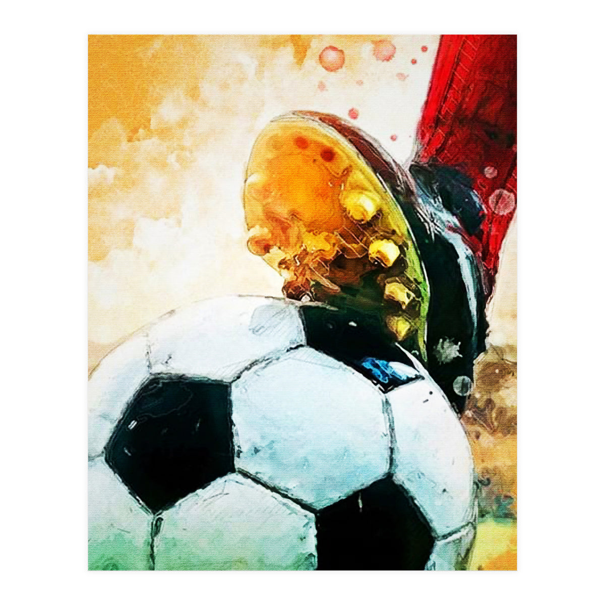 Soccer Player (Print Only)