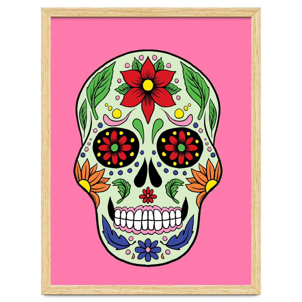 Colorful Skull I