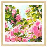 Day dreaming under the blooming Bougainvillea | Summer botanical Floral Vintage Garden Painting thumbnail