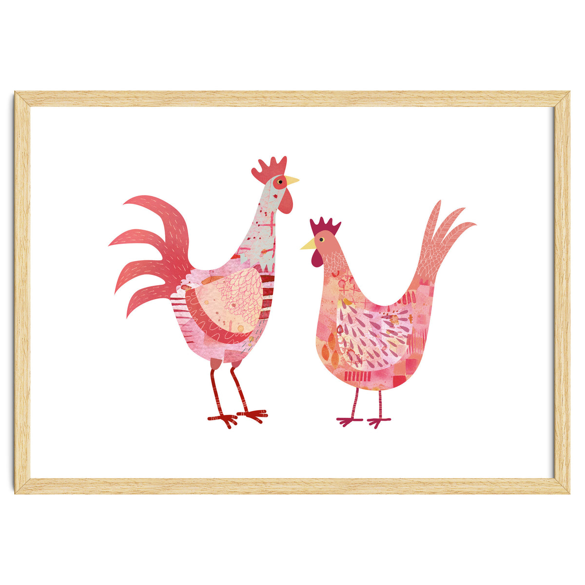 Hen And Cockerel