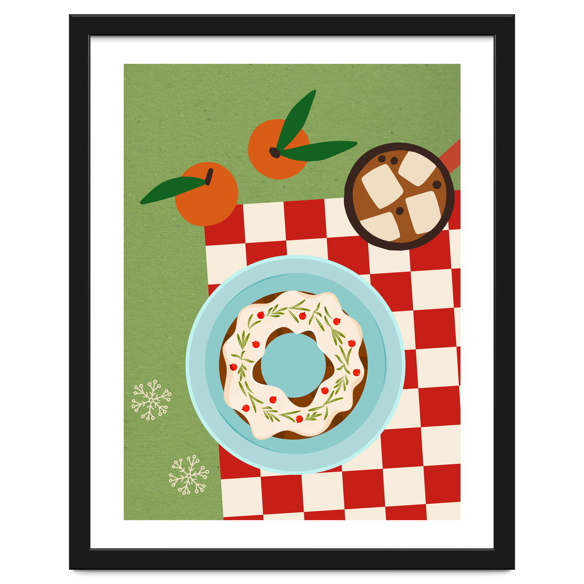 Christmas Wreath Cake