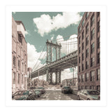 NEW YORK CITY Manhattan Bridge | urban vintage style (Print Only) thumbnail