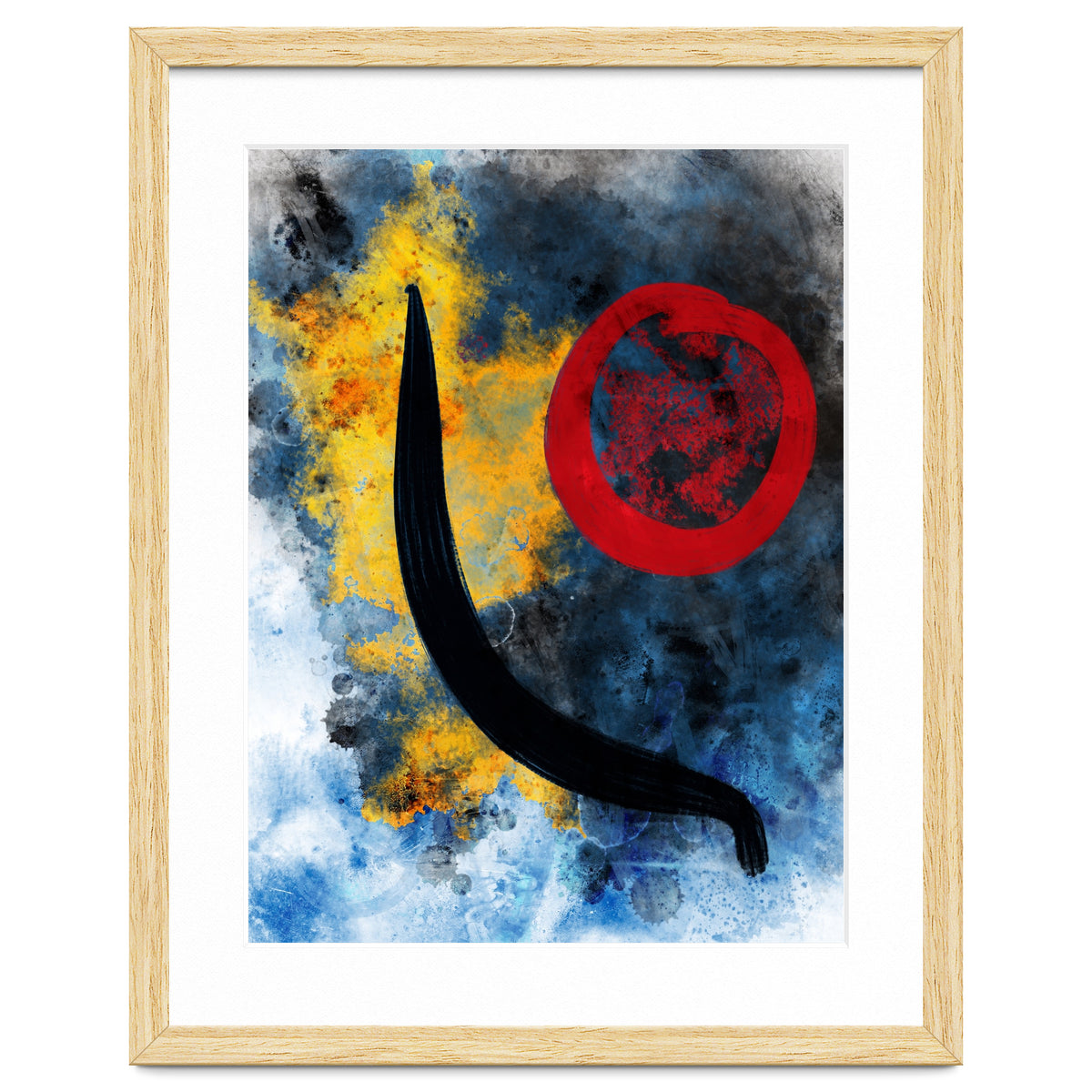 Abstract Calligraphy in the universe