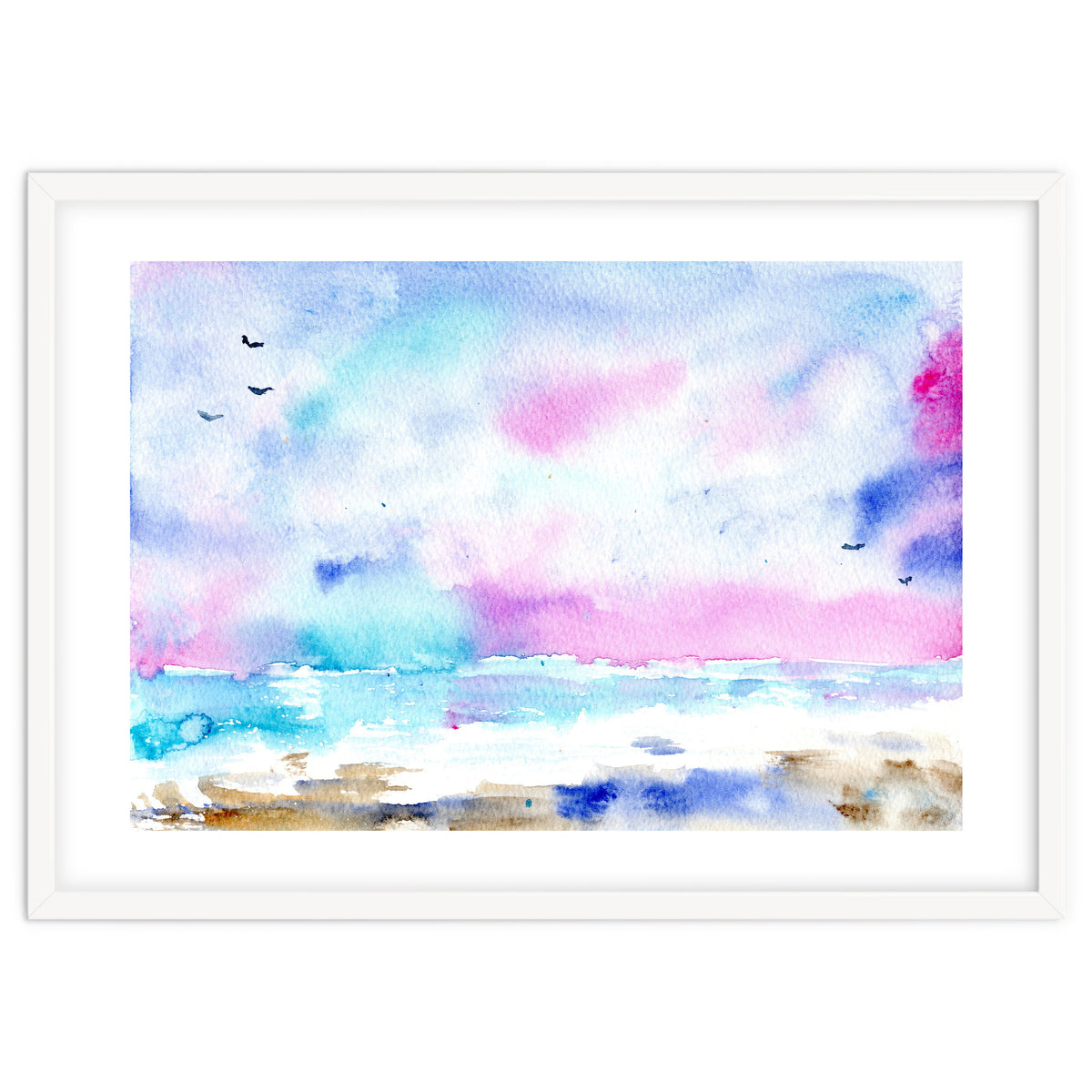 Tenderness of the sea || watercolor