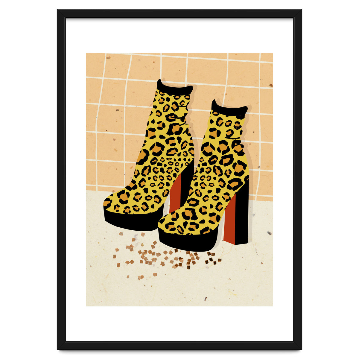 Leopard Disco Platforms