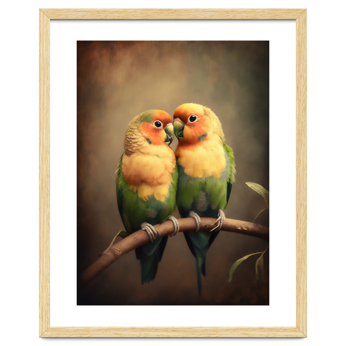 Lovebirds Painting