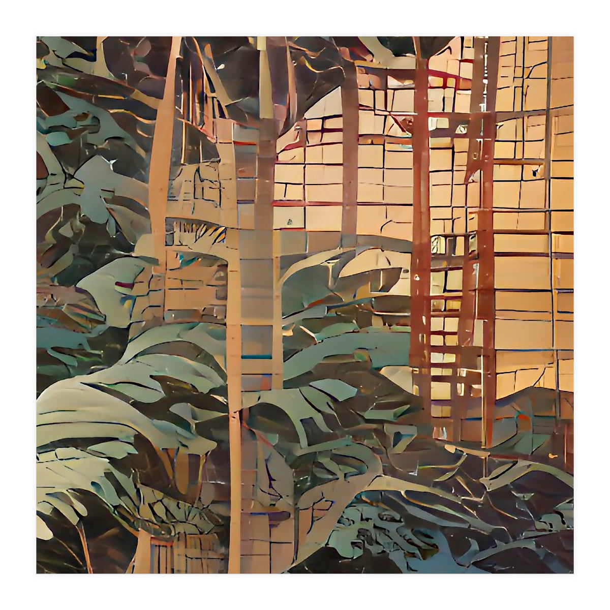 TROPICAL FOREST no4-A - UKIYO-e (Print Only)