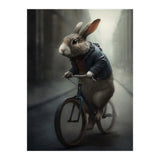 Rabbit Riding a Bicycle (Print Only) thumbnail