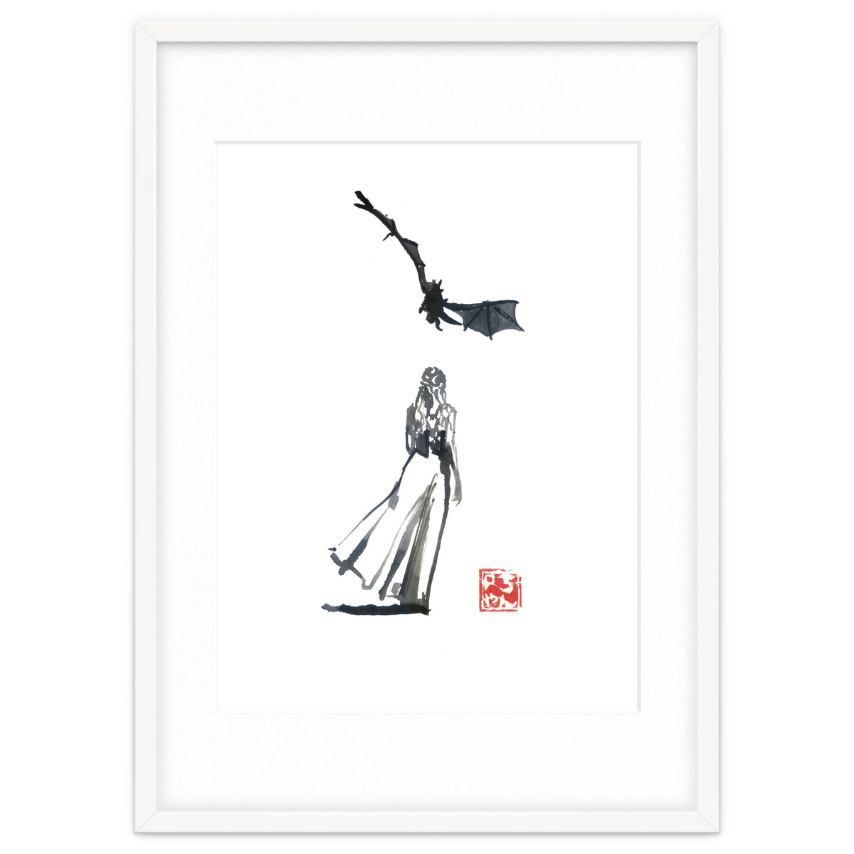 daenerys targaryen and the dragon