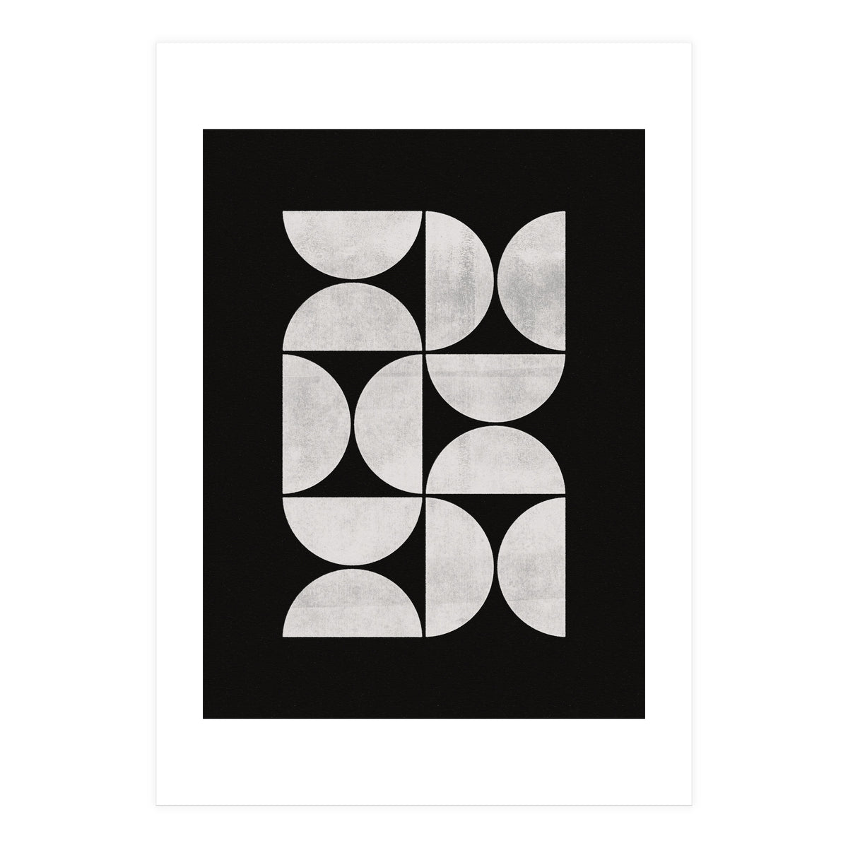 Mid-Century Modern No.31 - Woodblock Print (Print Only)