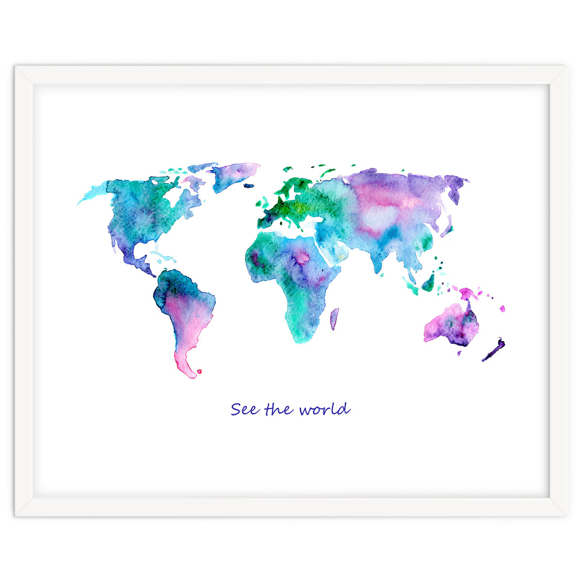 See the world || watercolor