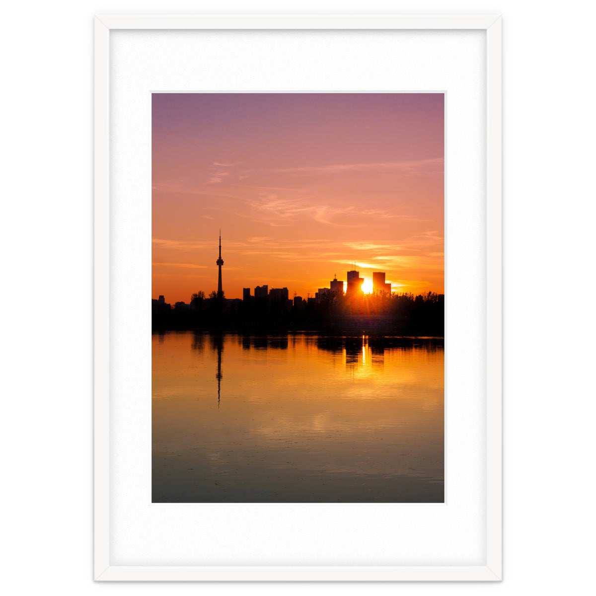 Leslie Street Spit Toronto Canada Sunset