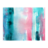 Turquoise love || abstract watercolor (Print Only) thumbnail