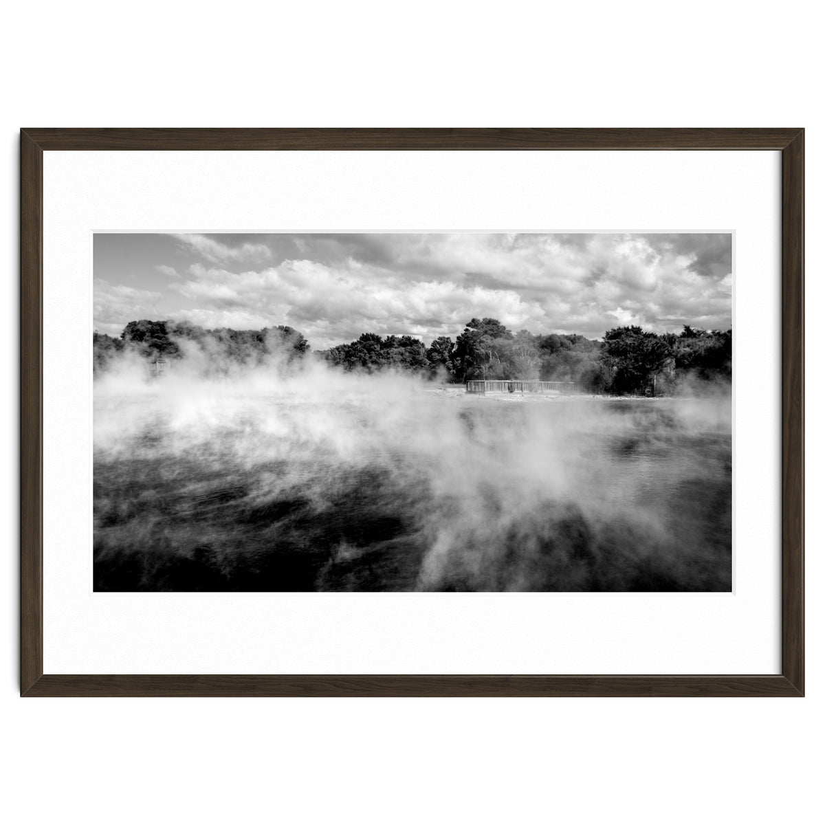 Vapors in Rotorua, New Zealand Art Print