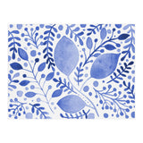 Watercolor branches and leaves - blue (Print Only) thumbnail