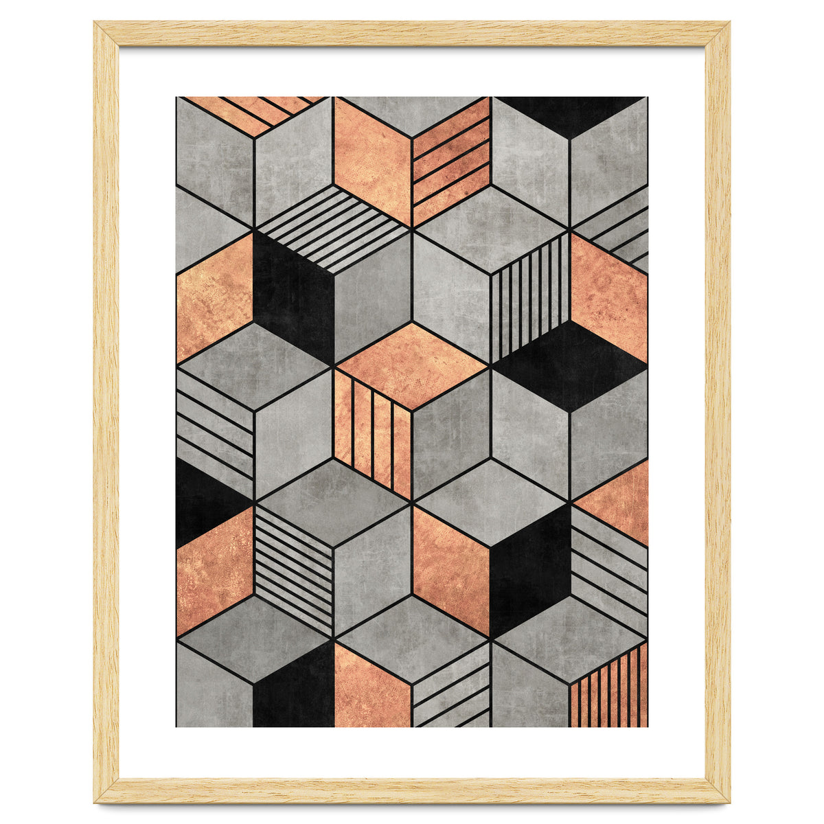 Concrete and Copper Cubes 2