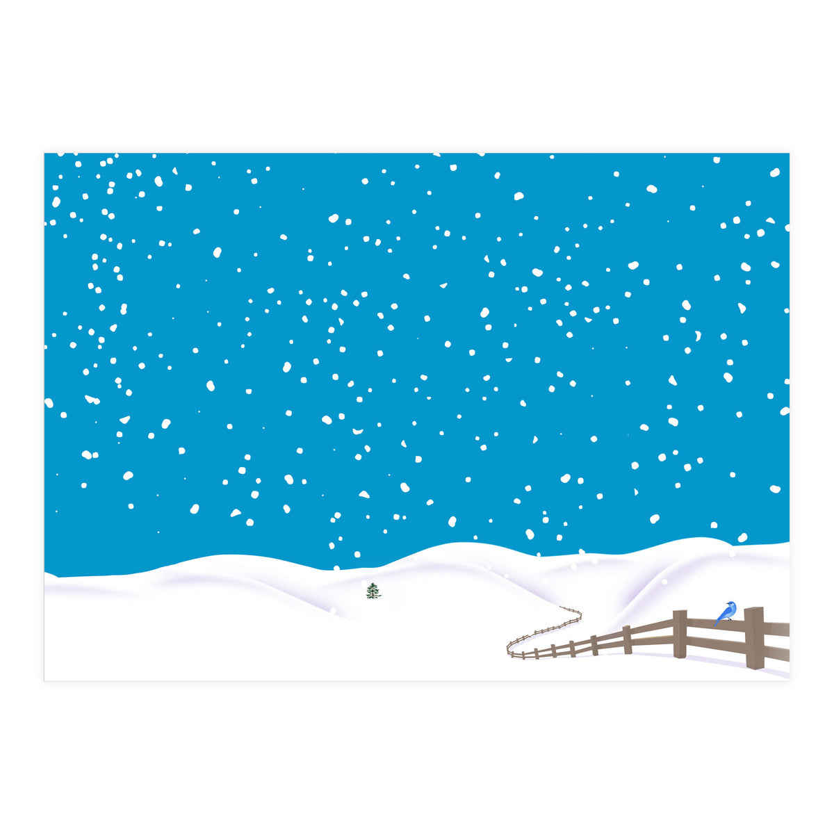 Country Snow (Print Only)