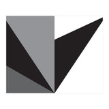 Geometric Shapes No. 76 - black, white & grey (Print Only) thumbnail