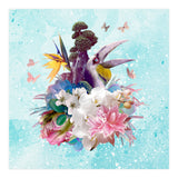 Floral Hornbill Blue (Print Only) thumbnail