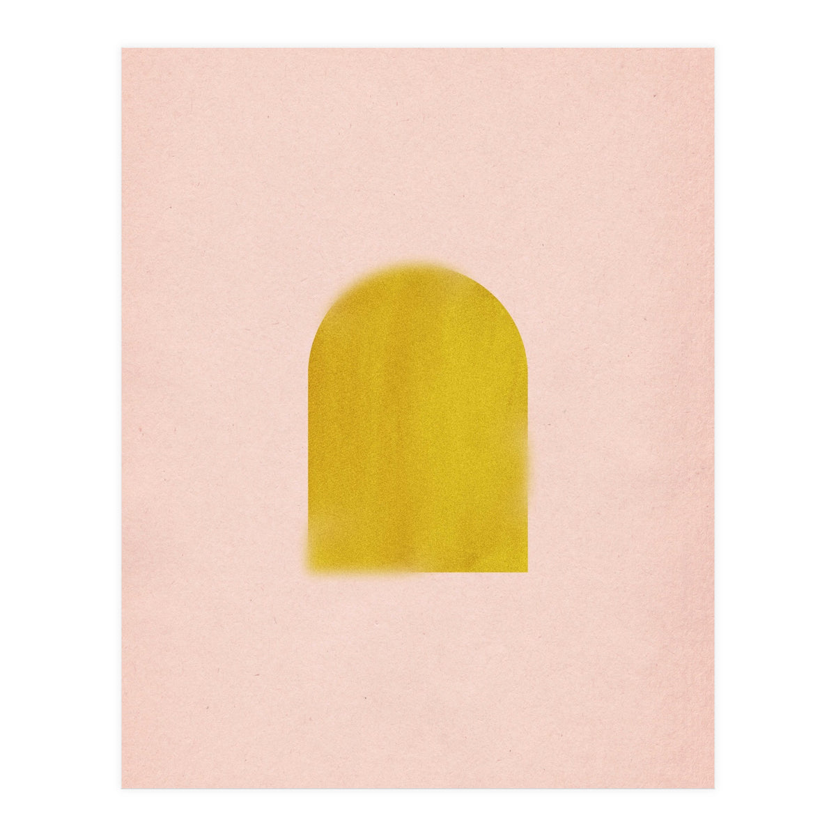 Pink and mustard arch (Print Only)