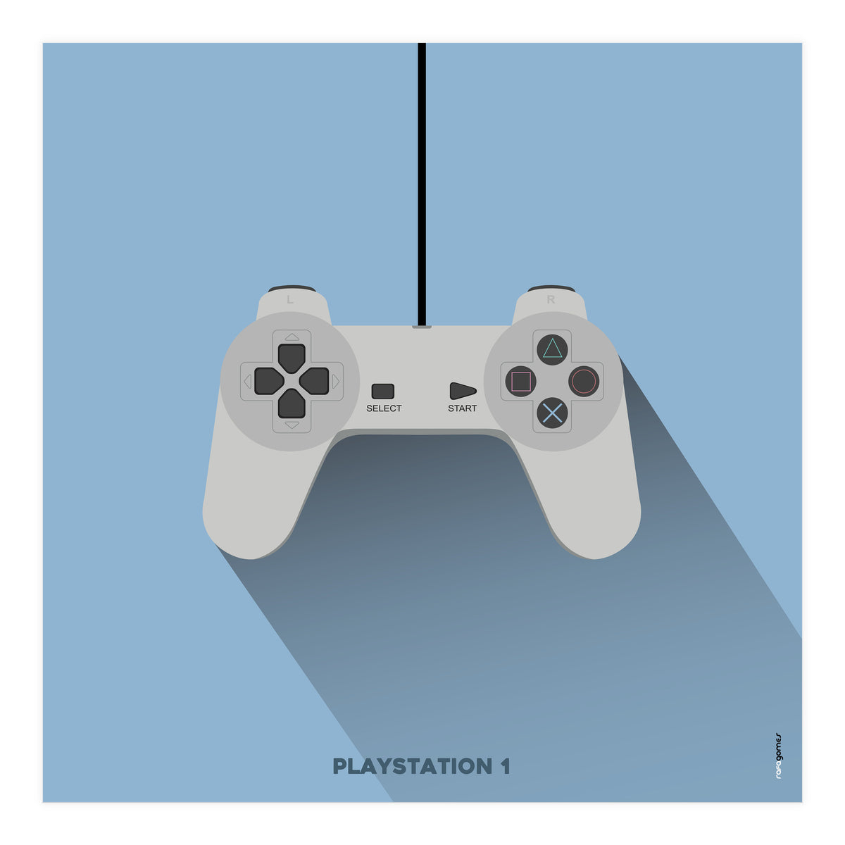 Joystick Videogames Playstation 1 (Print Only)