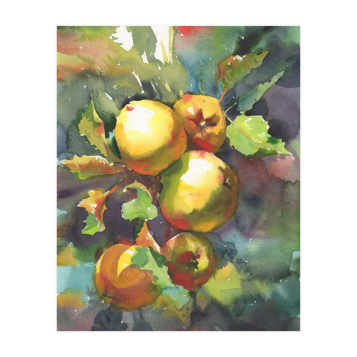 Apples on a branch (Print Only)
