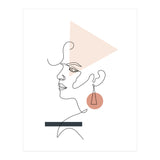 Geometric girl (Print Only) thumbnail